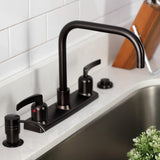 Centurion Two-Handle 2-Hole 8" Centerset Kitchen Faucet