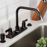 NuvoFusion Two-Handle 2-Hole 8" Centerset Kitchen Faucet