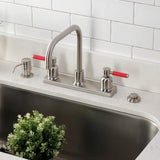 Kaiser Two-Handle 2-Hole 8" Centerset Kitchen Faucet