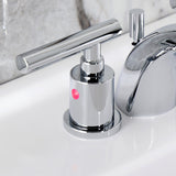 Manhattan Double-Handle 3-Hole Deck Mount 4-Inch Centerset Bathroom Faucet with Pop-Up Drain