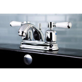 Paris Double-Handle 3-Hole Deck Mount 4-Inch Centerset Bathroom Faucet with Pop-Up Drain