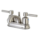 Concord Double-Handle 3-Hole Deck Mount 4-Inch Centerset Bathroom Faucet with Pop-Up Drain