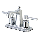 Concord Double-Handle 3-Hole Deck Mount 4-Inch Centerset Bathroom Faucet with Pop-Up Drain