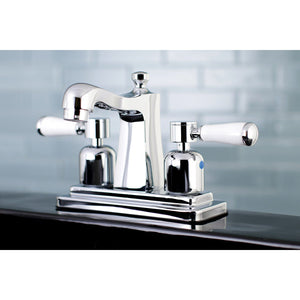 Paris Double-Handle 3-Hole Deck Mount 4-Inch Centerset Bathroom Faucet with Pop-Up Drain