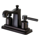 Concord Double-Handle 3-Hole Deck Mount 4-Inch Centerset Bathroom Faucet with Pop-Up Drain