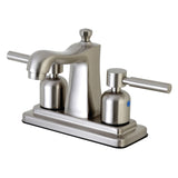 Concord Double-Handle 3-Hole Deck Mount 4-Inch Centerset Bathroom Faucet with Pop-Up Drain