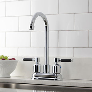 Kaiser Two-Handle 2-Hole Deck Mount Bar Faucet