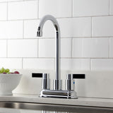 NuvoFusion Two-Handle 2-Hole Deck Mount Bar Faucet