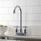 Millennium Two-Handle 2-Hole Deck Mount Bar Faucet