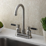 Kaiser Two-Handle 2-Hole Deck Mount Bar Faucet