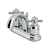 Concord Double-Handle 3-Hole Deck Mount 4-Inch Centerset Bathroom Faucet with Pop-Up Drain