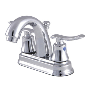 Jamestown Double-Handle 3-Hole Deck Mount 4-Inch Centerset Bathroom Faucet with Pop-Up Drain