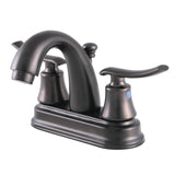 Jamestown Double-Handle 3-Hole Deck Mount 4-Inch Centerset Bathroom Faucet with Pop-Up Drain