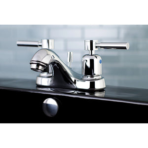 Concord Double-Handle 3-Hole Deck Mount 4-Inch Centerset Bathroom Faucet with Pop-Up Drain