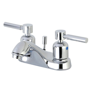 Concord Double-Handle 3-Hole Deck Mount 4-Inch Centerset Bathroom Faucet with Pop-Up Drain