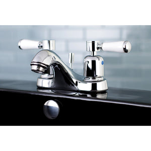 Paris Double-Handle 3-Hole Deck Mount 4-Inch Centerset Bathroom Faucet with Pop-Up Drain