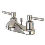 Concord Double-Handle 3-Hole Deck Mount 4-Inch Centerset Bathroom Faucet with Pop-Up Drain