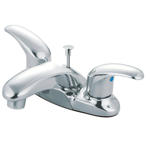 Legacy Double-Handle 3-Hole Deck Mount 4-Inch Centerset Bathroom Faucet with Pop-Up Drain