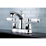 Paris Double-Handle 3-Hole Deck Mount 4-Inch Centerset Bathroom Faucet with Pop-Up Drain