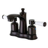 Paris Double-Handle 3-Hole Deck Mount 4-Inch Centerset Bathroom Faucet with Pop-Up Drain