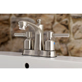 Concord Double-Handle 3-Hole Deck Mount 4-Inch Centerset Bathroom Faucet with Pop-Up Drain