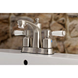 Paris Double-Handle 3-Hole Deck Mount 4-Inch Centerset Bathroom Faucet with Pop-Up Drain