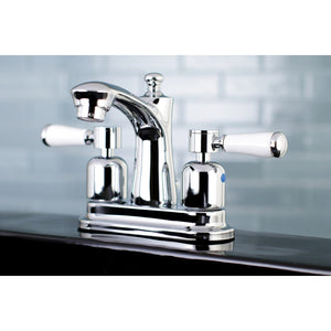 Paris Double-Handle 3-Hole Deck Mount 4-Inch Centerset Bathroom Faucet with Pop-Up Drain