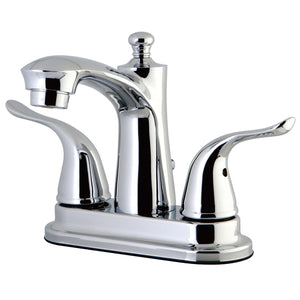 Yosemite Double-Handle 3-Hole Deck Mount 4-Inch Centerset Bathroom Faucet with Pop-Up Drain