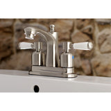 Paris Double-Handle 3-Hole Deck Mount 4-Inch Centerset Bathroom Faucet with Pop-Up Drain