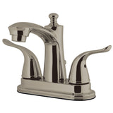 Yosemite Double-Handle 3-Hole Deck Mount 4-Inch Centerset Bathroom Faucet with Pop-Up Drain