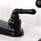 Magellan Two-Handle 4-Hole 8" Centerset Kitchen Faucet with Side Sprayer