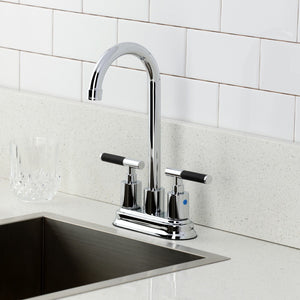 Kaiser Two-Handle 2-Hole Deck Mount Bar Faucet