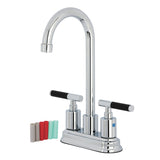 Kaiser Two-Handle 2-Hole Deck Mount Bar Faucet