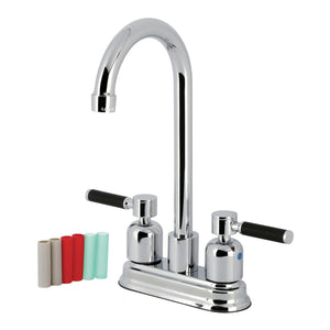 Kaiser Two-Handle 2-Hole Deck Mount Bar Faucet