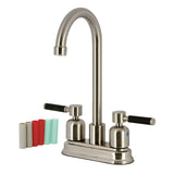 Kaiser Two-Handle 2-Hole Deck Mount Bar Faucet