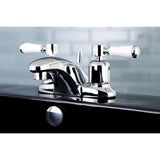 Paris Double-Handle 3-Hole Deck Mount 4-Inch Centerset Bathroom Faucet with Pop-Up Drain