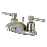 Concord Double-Handle 3-Hole Deck Mount 4-Inch Centerset Bathroom Faucet with Pop-Up Drain