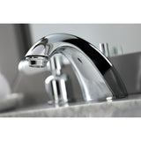 Paris Two-Handle 3-Hole Deck Mount Widespread Bathroom Faucet with Retail Pop-Up Drain