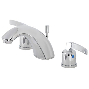 Centurion Two-Handle 3-Hole Deck Mount Widespread Bathroom Faucet with Retail Pop-Up Drain