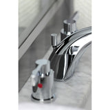 NuvoFusion Two-Handle 3-Hole Deck Mount Widespread Bathroom Faucet with Retail Pop-Up Drain