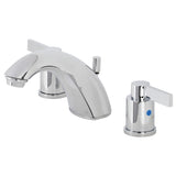 NuvoFusion Two-Handle 3-Hole Deck Mount Widespread Bathroom Faucet with Retail Pop-Up Drain