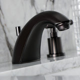 Manhattan Two-Handle 3-Hole Deck Mount Widespread Bathroom Faucet with Retail Pop-Up Drain