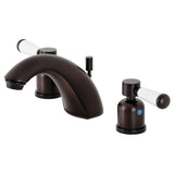 Paris Two-Handle 3-Hole Deck Mount Widespread Bathroom Faucet with Retail Pop-Up Drain