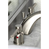 Concord Two-Handle 3-Hole Deck Mount Widespread Bathroom Faucet with Retail Pop-Up Drain