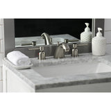 Concord Two-Handle 3-Hole Deck Mount Widespread Bathroom Faucet with Retail Pop-Up Drain