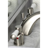 Paris Two-Handle 3-Hole Deck Mount Widespread Bathroom Faucet with Retail Pop-Up Drain