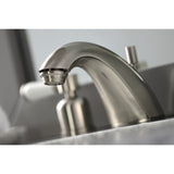 Paris Two-Handle 3-Hole Deck Mount Widespread Bathroom Faucet with Retail Pop-Up Drain