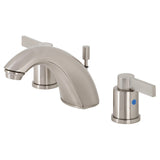 NuvoFusion Two-Handle 3-Hole Deck Mount Widespread Bathroom Faucet with Retail Pop-Up Drain