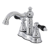 Duchess Double-Handle 3-Hole Deck Mount 4-Inch Centerset Bathroom Faucet with Brass Pop-Up