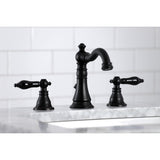 Duchess Two-Handle 3-Hole Deck Mount Widespread Bathroom Faucet with Brass Pop-Up Drain